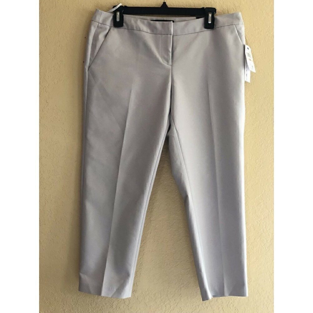 Amanda Chelsea Contemporary Low Rise Slim Hip and Thigh Trousers Pants DoveGrey - Picture 12 of 12